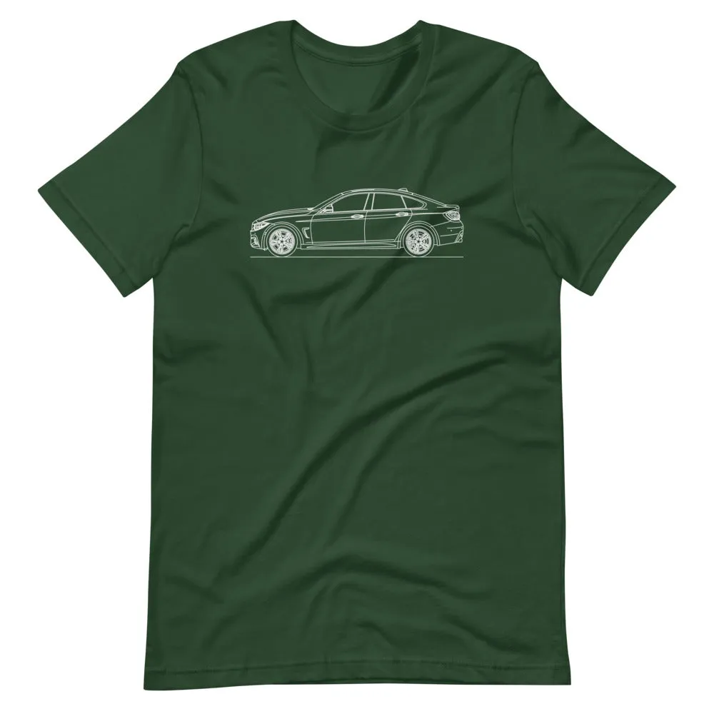 BMW F36 4 Series M-Sport silhouette T-shirt