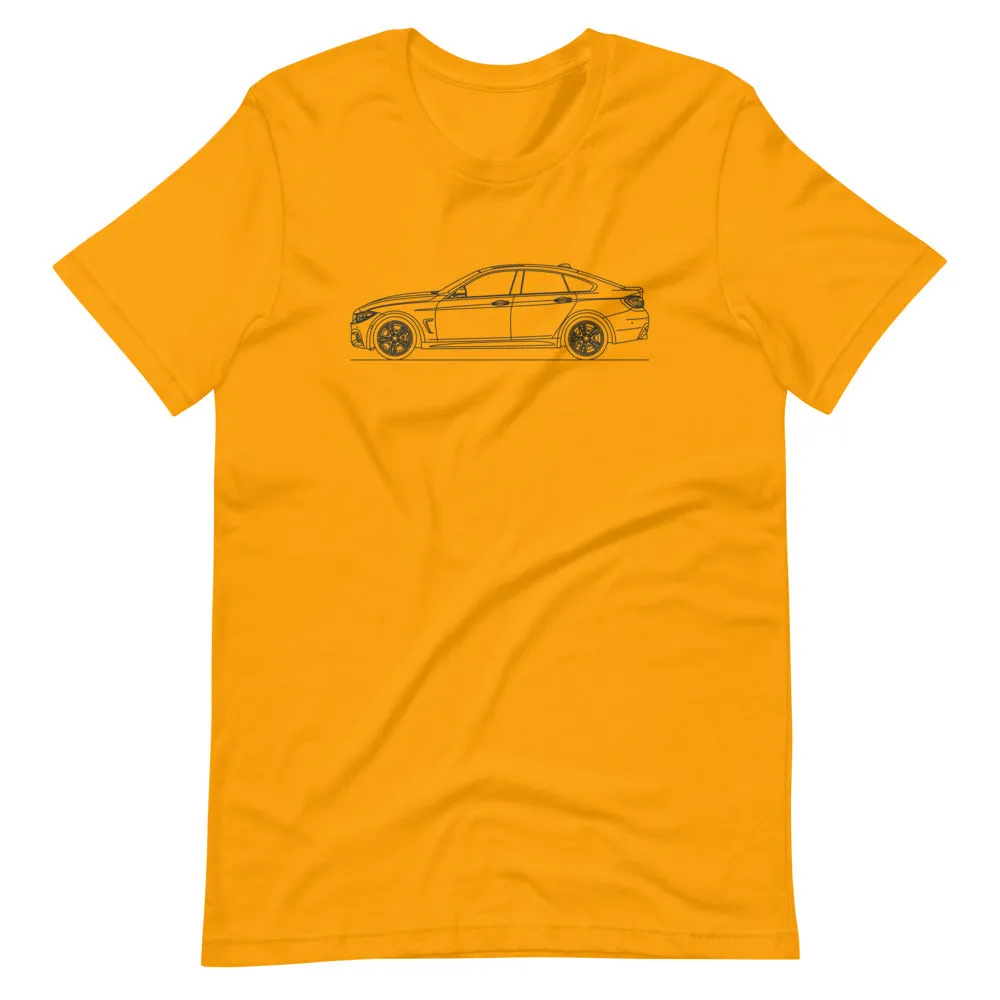 BMW F36 4 Series M-Sport silhouette T-shirt