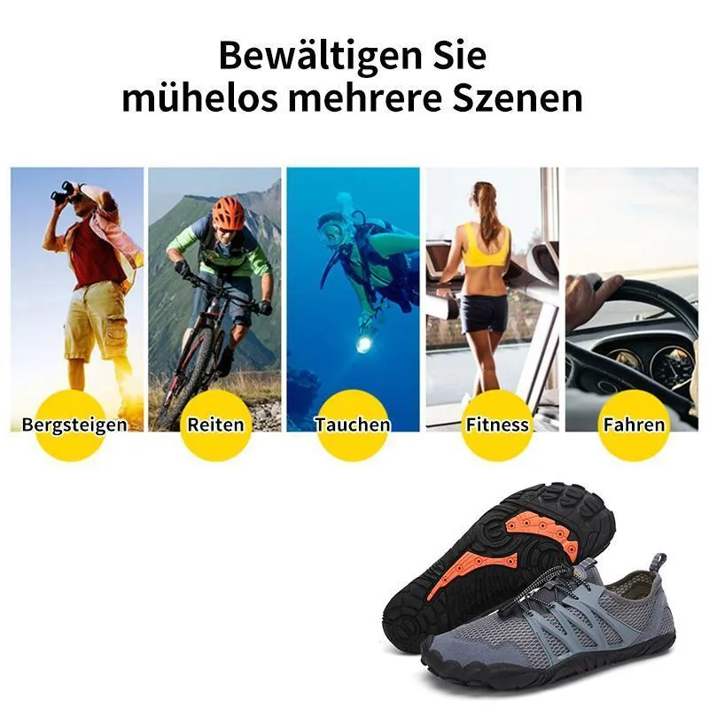 Herren Sommer atmungsaktives Mesh Quick Dry Outdoor Fitness Wanderschuhe